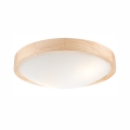 Ceiling light NATURAL SLIM 2xE27/60W/230V ø 37 cm pine