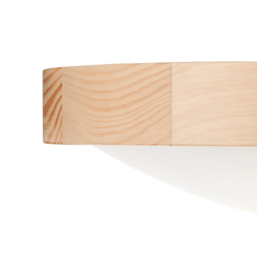 Ceiling light NATURAL SLIM 2xE27/60W/230V ø 37 cm pine