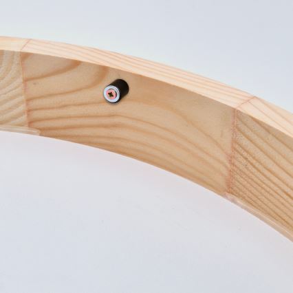 Ceiling light NATURAL SLIM 2xE27/60W/230V ø 37 cm pine