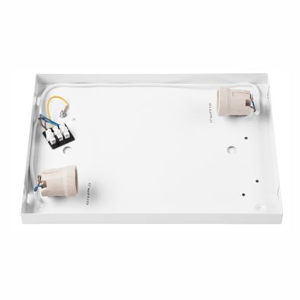 Ceiling light NATURAL SQUARE 2xE27/15W/230V 35x35 cm pine