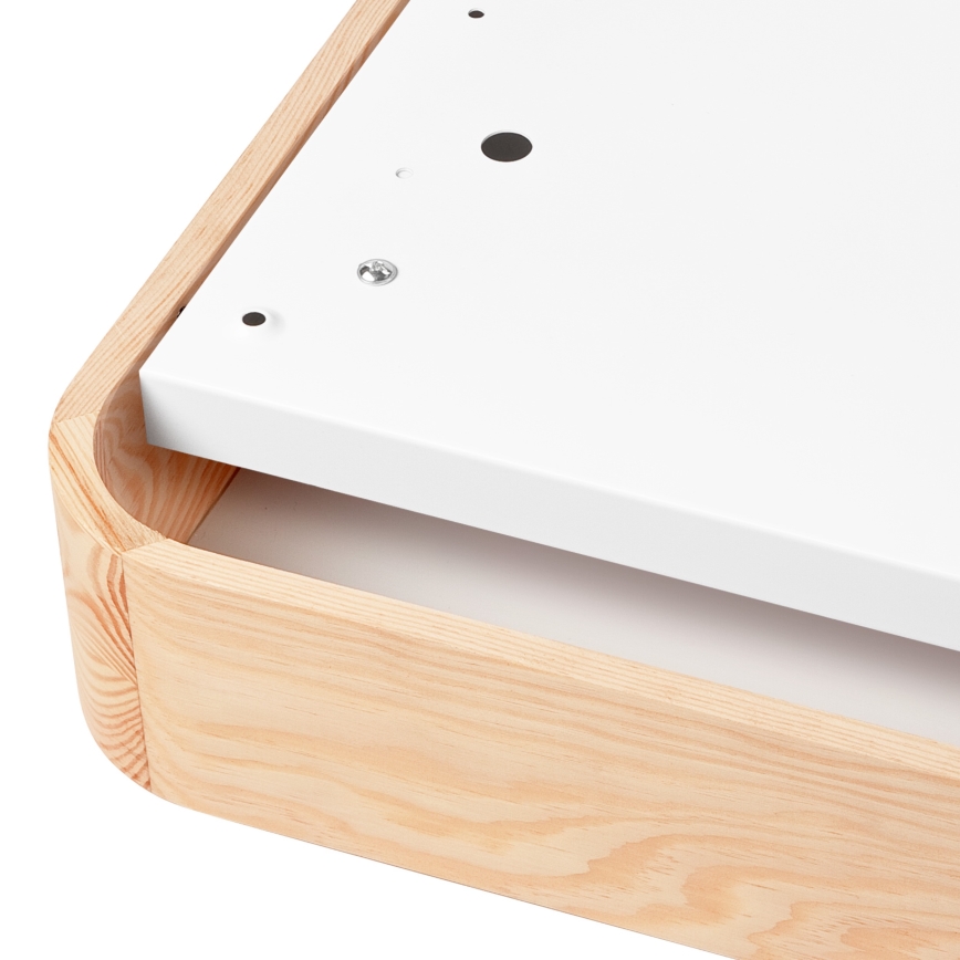 Ceiling light NATURAL SQUARE 2xE27/15W/230V 35x35 cm pine