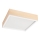 Ceiling light NATURAL SQUARE 4xE27/15W/230V 39x39 cm pine/white