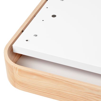Ceiling light NATURAL SQUARE 4xE27/15W/230V 45x45 cm pine