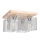 Ceiling light NORMAN WOOD 4xE27/25W/230V birch