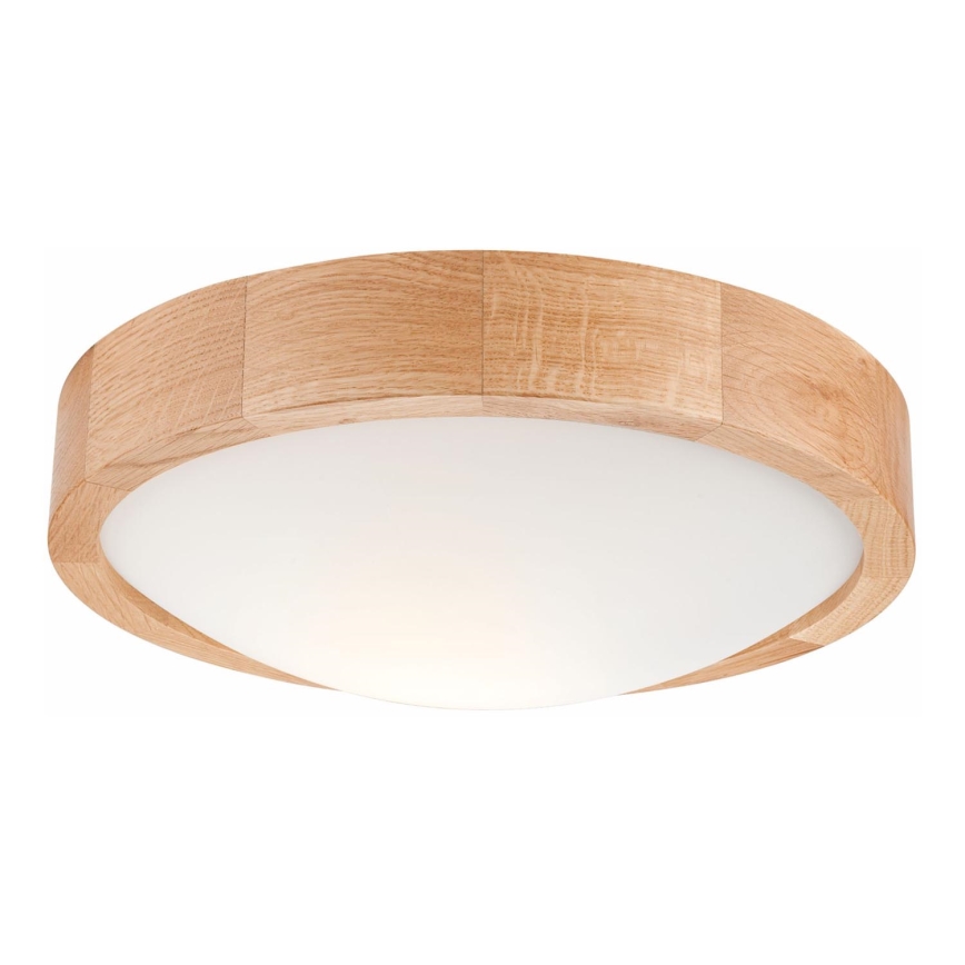 Ceiling light OAK SLIM 1xE27/60W/230V oak ø 27 cm