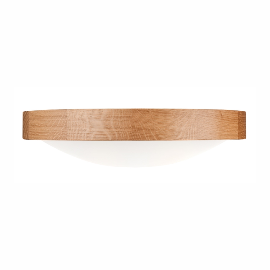 Ceiling light OAK SLIM 2xE27/60W/230V oak ø 37 cm - FSC certified