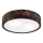 Ceiling light OAK SMOKY 2xE27/15W/230V ø 37,5 cm oak/dark brown