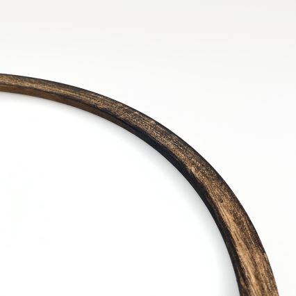 Ceiling light OAK SMOKY 2xE27/15W/230V ø 37,5 cm oak/dark brown