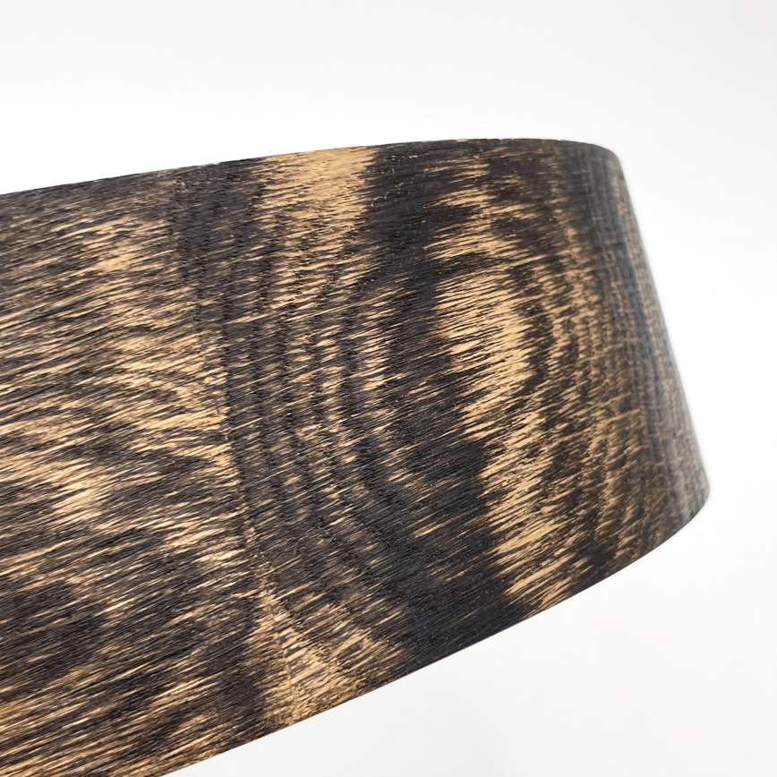 Ceiling light OAK SMOKY 3xE27/15W/230V ø 47,5 cm oak/dark brown