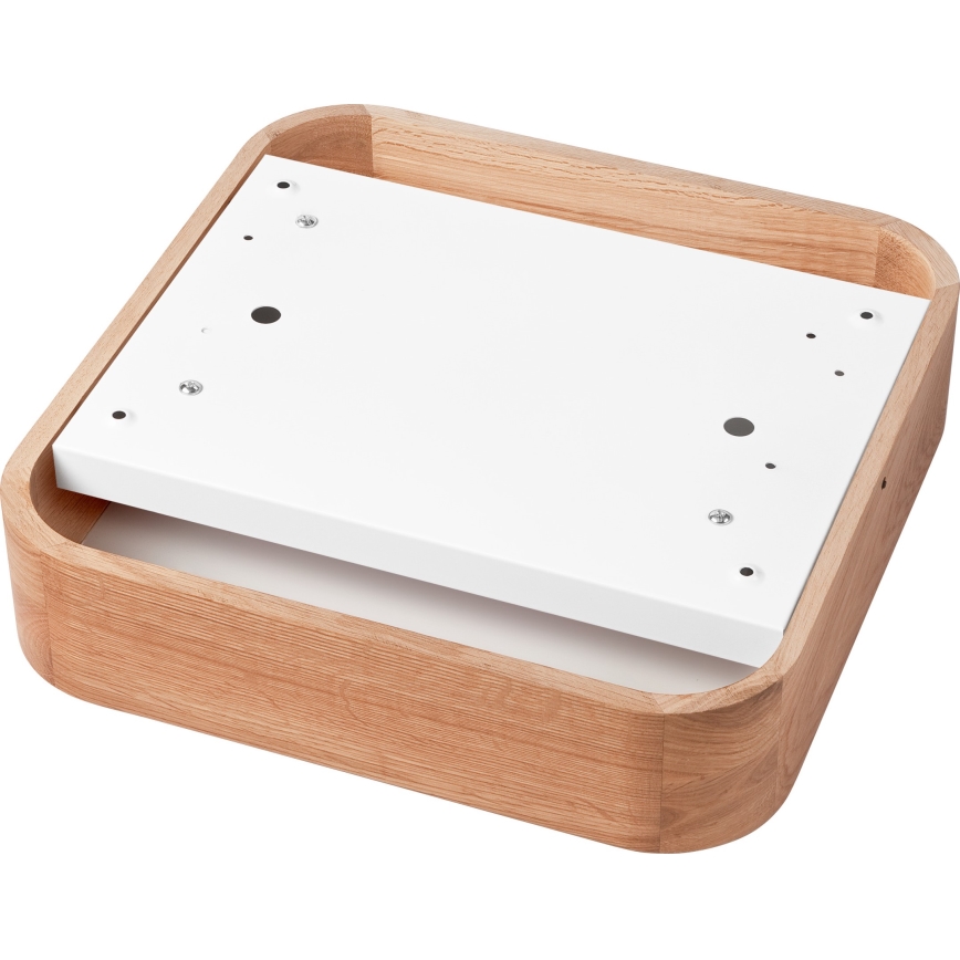 Ceiling light OAK SQUARE 2xE27/15W/230V 35x35 cm oak