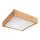Ceiling light OAK SQUARE 2xE27/60W/230V oak 37,5 cm
