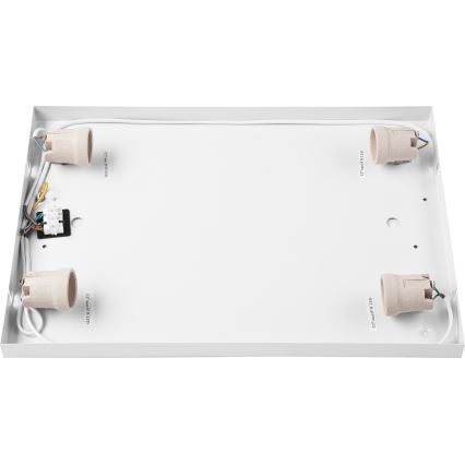 Ceiling light OAK SQUARE 4xE27/15W/230V 45x45 cm oak