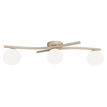Ceiling light OPUS 3xE14/10W/230V beige/white