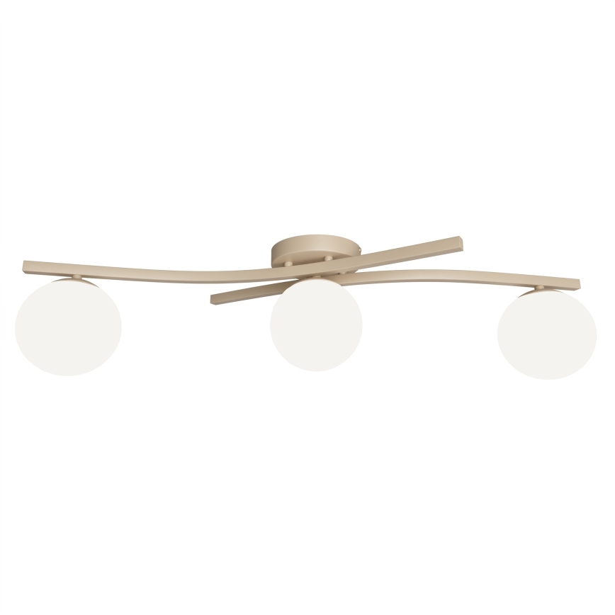 Ceiling light OPUS 3xE14/10W/230V beige/white