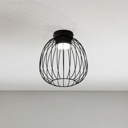 Ceiling light OVELLA 1xGX53/10W/230V Ø 25 cm black