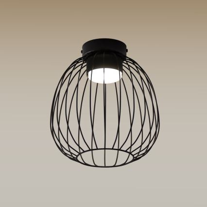 Ceiling light OVELLA 1xGX53/10W/230V Ø 25 cm black