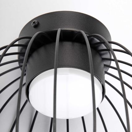 Ceiling light OVELLA 1xGX53/10W/230V Ø 25 cm black