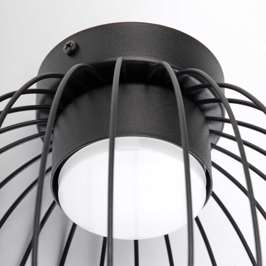 Ceiling light OVELLA 1xGX53/10W/230V Ø 25 cm black