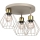 Ceiling light PARKLA 3xE27/15W/230V beige/gold