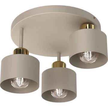 Ceiling light PARKLA 3xE27/15W/230V beige/gold