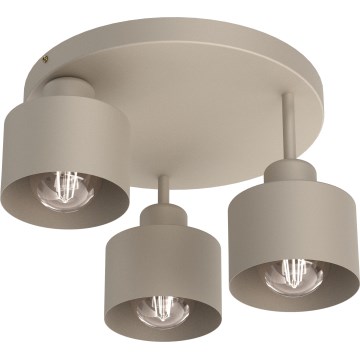 Ceiling light PARKLA 3xE27/15W/230V beige