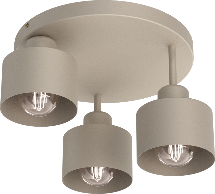 Ceiling light PARKLA 3xE27/15W/230V beige