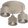 Ceiling light PARKLA 3xE27/15W/230V beige