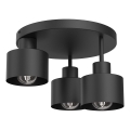 Ceiling light PARKLA 3xE27/15W/230V black
