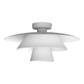 Ceiling light PLATO 1xE27/15W/230V Ø 32 cm white