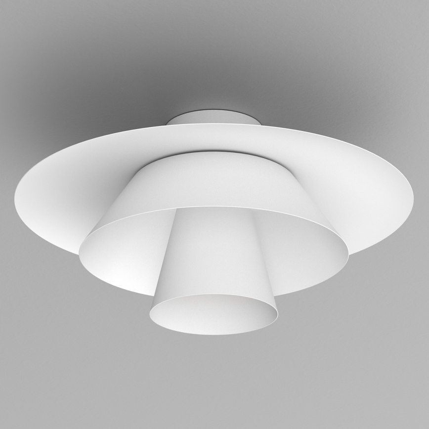 Ceiling light PLATO 1xE27/15W/230V Ø 32 cm white