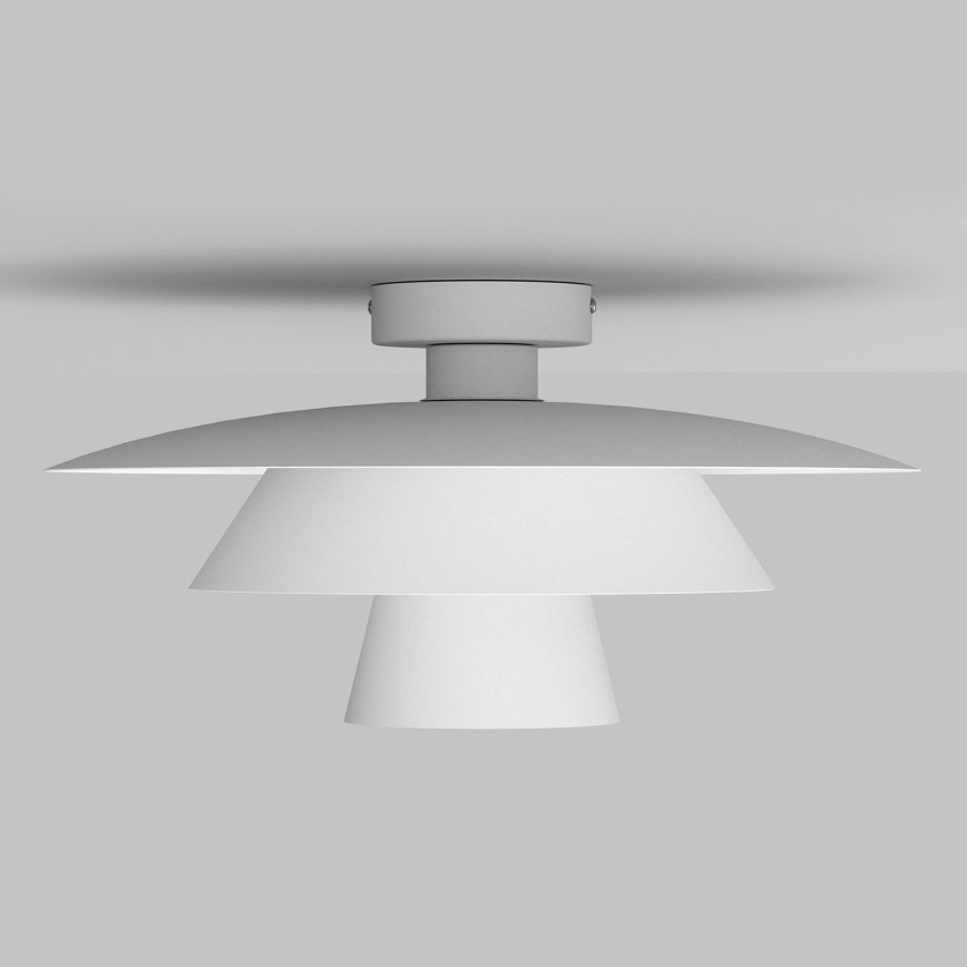 Ceiling light PLATO 1xE27/15W/230V Ø 32 cm white