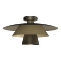 Ceiling light PLATO 1xE27/15W/230V Ø 38 cm bronze/gold