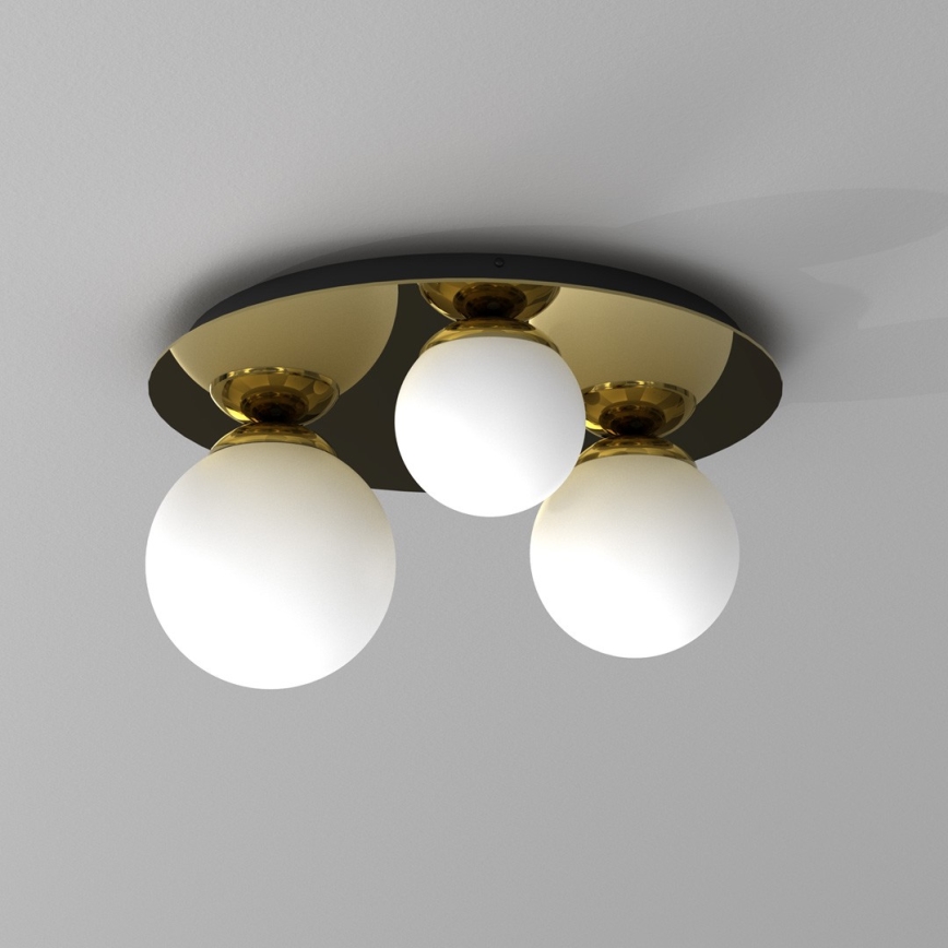 Ceiling light PLATO 2xE14/40W/230V + 1xE27/60W/230V