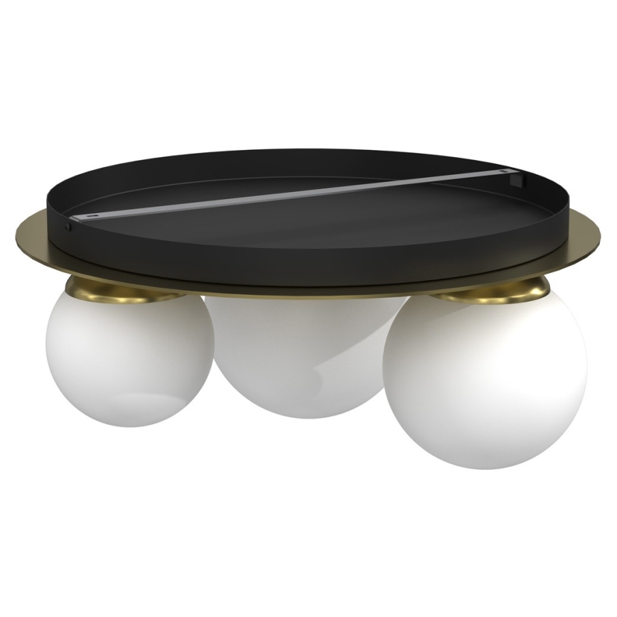 Ceiling light PLATO 2xE14/40W/230V + 1xE27/60W/230V