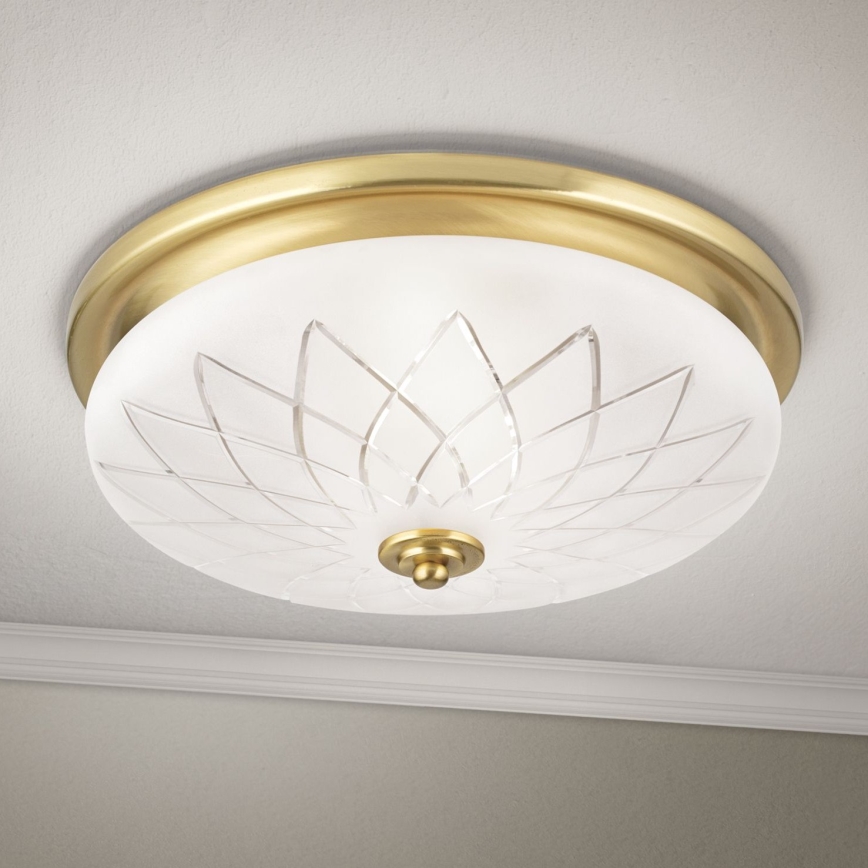Ceiling light PORTO 2xE27/40W/230V d. 37 cm gold