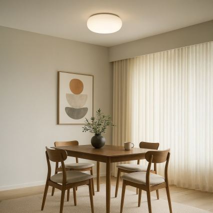 Ceiling light PULSO 3xE27/15W/230V Ø 42 cm white