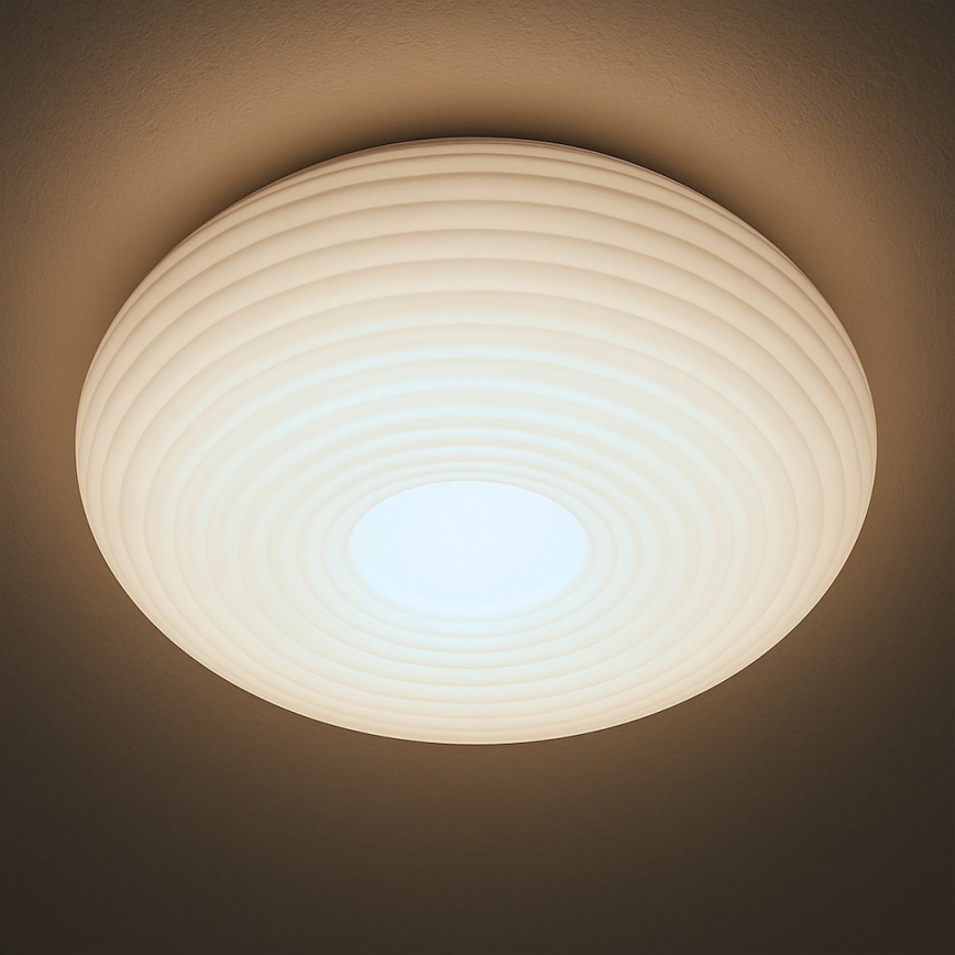 Ceiling light PULSO 3xE27/15W/230V Ø 42 cm white