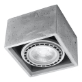 Ceiling light QUATRO AR111 1xGU10/40W/230V concrete