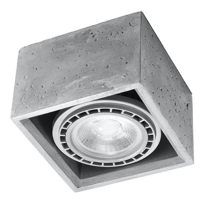 Ceiling light QUATRO AR111 1xGU10/40W/230V concrete