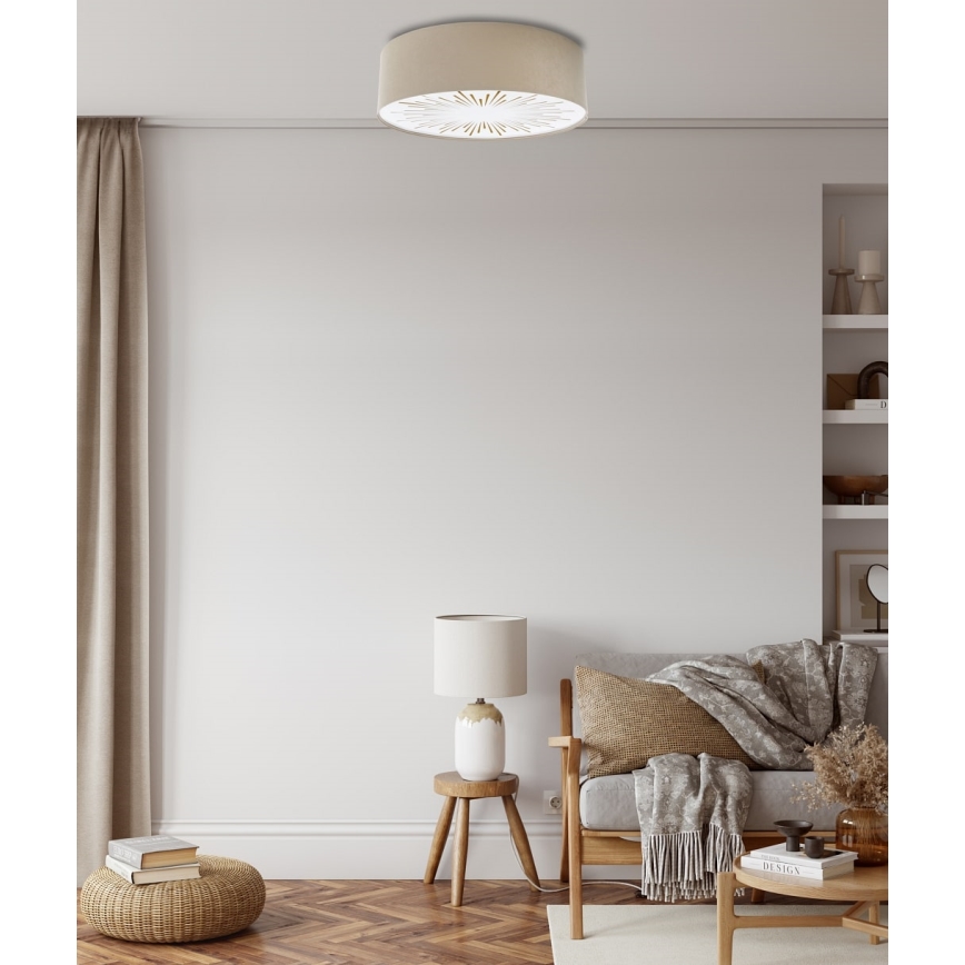 Ceiling light RAYS 2xE27/60W/230V d. 40 cm beige
