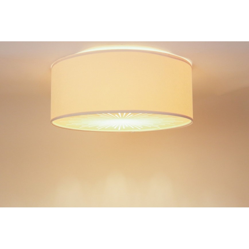 Ceiling light RAYS 2xE27/60W/230V d. 40 cm beige