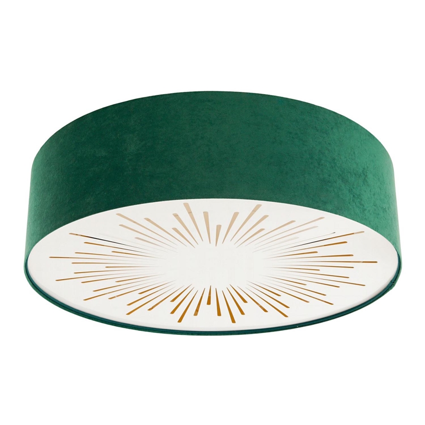 Ceiling light RAYS 2xE27/60W/230V d. 40 cm green