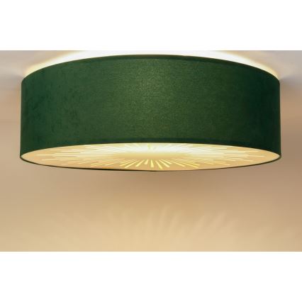 Ceiling light RAYS 2xE27/60W/230V d. 40 cm green