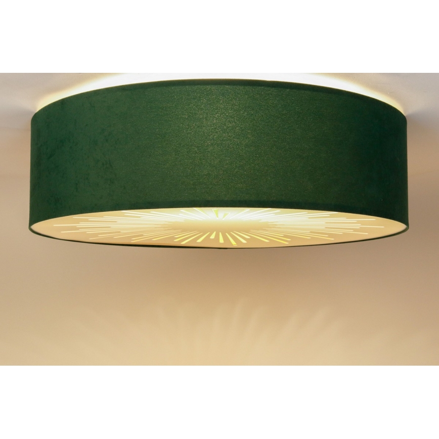 Ceiling light RAYS 2xE27/60W/230V d. 40 cm green