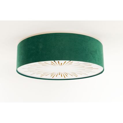 Ceiling light RAYS 2xE27/60W/230V d. 40 cm green