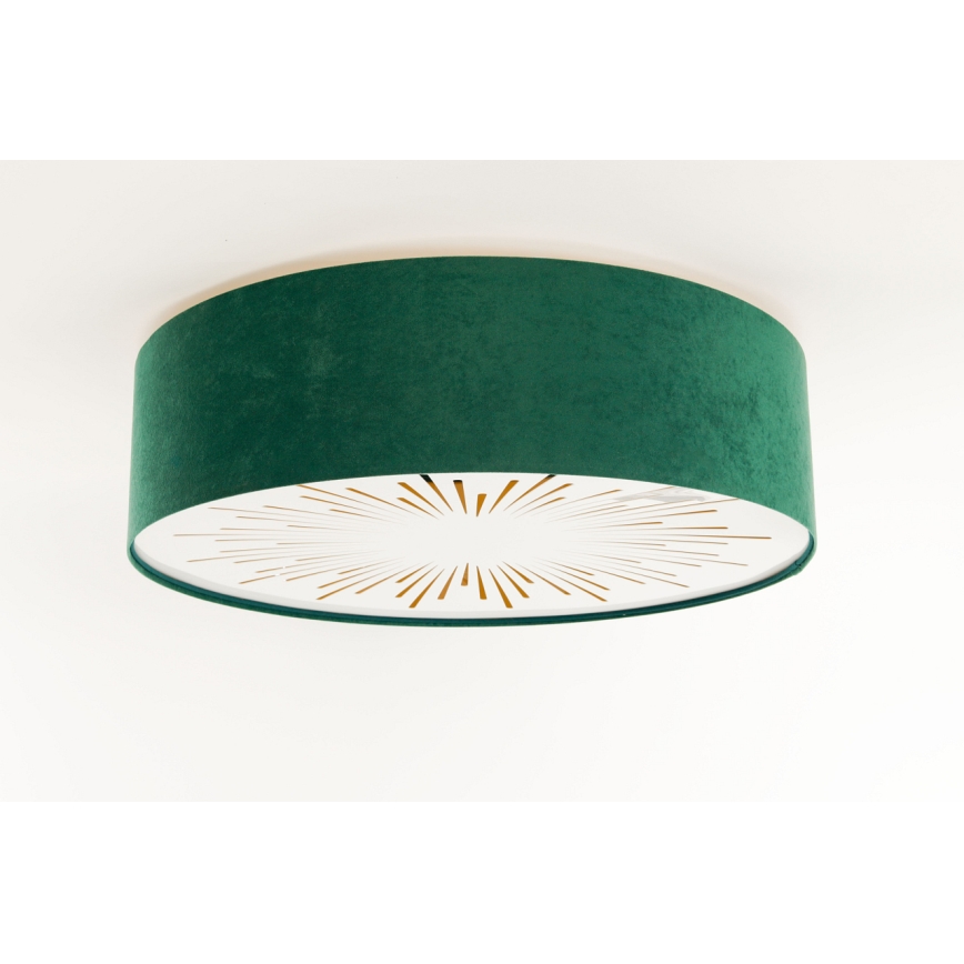 Ceiling light RAYS 2xE27/60W/230V d. 40 cm green