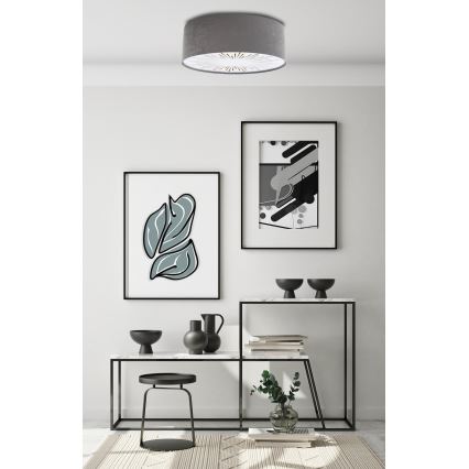Ceiling light RAYS 2xE27/60W/230V d. 40 cm grey