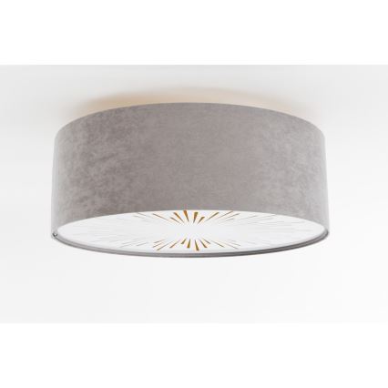 Ceiling light RAYS 2xE27/60W/230V d. 40 cm grey