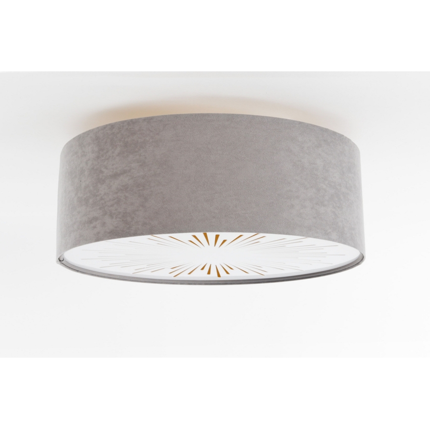 Ceiling light RAYS 2xE27/60W/230V d. 40 cm grey