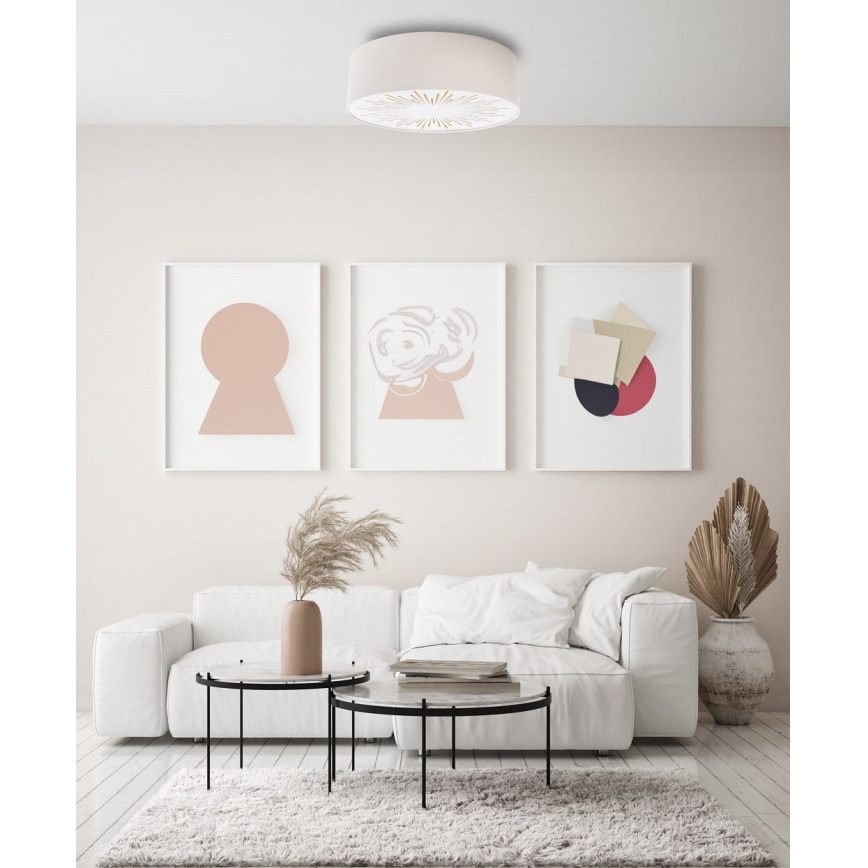 Ceiling light RAYS 2xE27/60W/230V d. 40 cm white